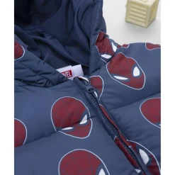 Abrigo azul de niño Spiderman