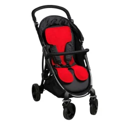 AirCuddle - Colchoneta transpirable silla de paseo roja