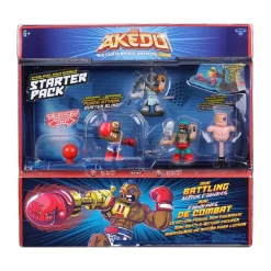 Akedo - Starter pack - Set de 3 figuras con mando (varios modelos)