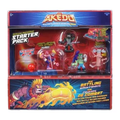 Akedo - Starter pack - Set de 3 figuras con mando (varios modelos)