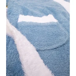 Albornoz de felpa con capucha