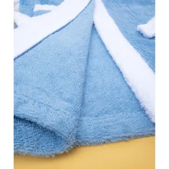 Albornoz de felpa con capucha