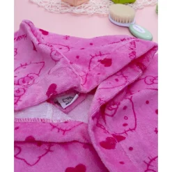 Albornoz de niña Hello Kitty en algodón rizo