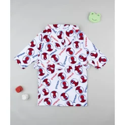 Albornoz niño Spiderman en rizo suave