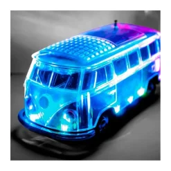 Altavoz bluetooth Volkswagen T1 - Azul con luz LED