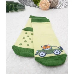 Antideslizante niño verde tigre