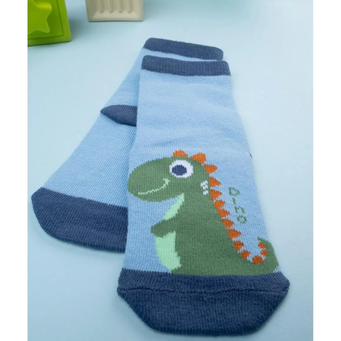 Antideslizantes azul niño dino