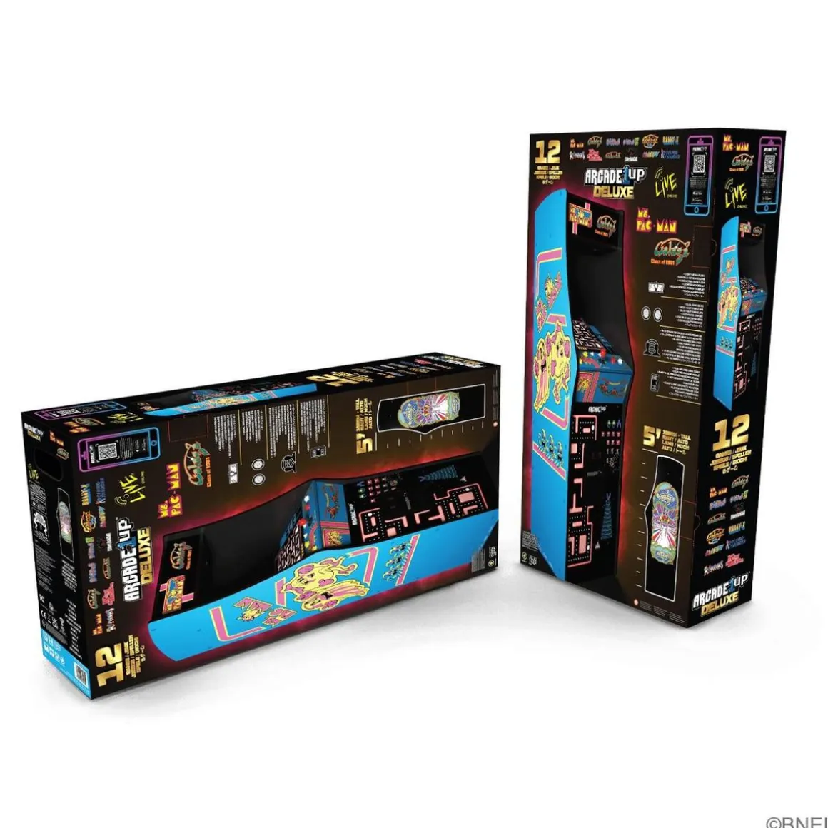 Arcade1Up - Máquina Recreativa Ms. Pac-Man vs Galaga Class of 81