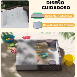 Arenero con 4 asientos