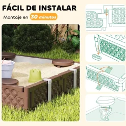 Arenero con 4 asientos