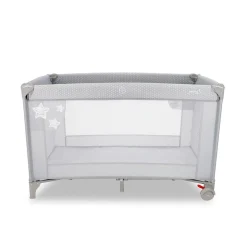 asalvo - Cuna de viaje estrellas gris