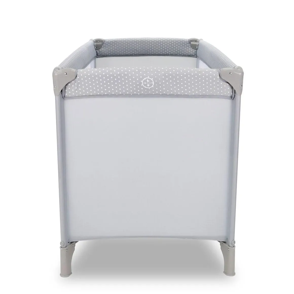 asalvo - Cuna de viaje estrellas gris