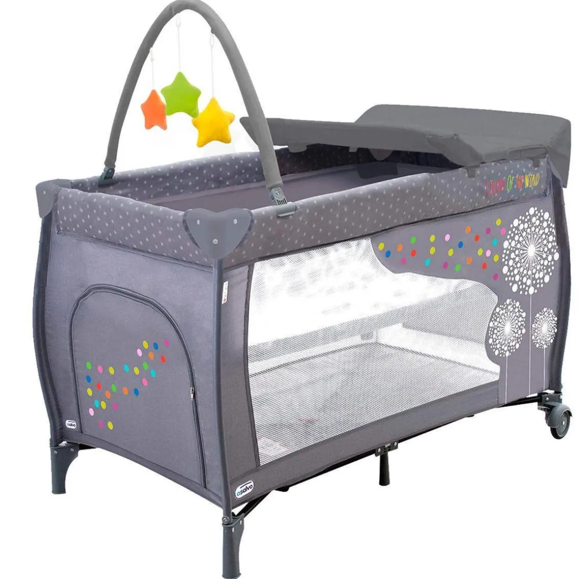 Asalvo - Cuna de Viaje Mix Plus - Diente de León