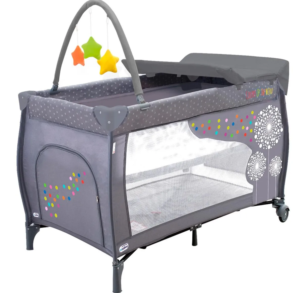 Asalvo - Cuna de Viaje Mix Plus - Diente de León