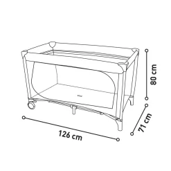 Asalvo - Cuna de viaje Smooth Baby
