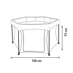 Asalvo - Parque infantil hexagonal Luxemburgo