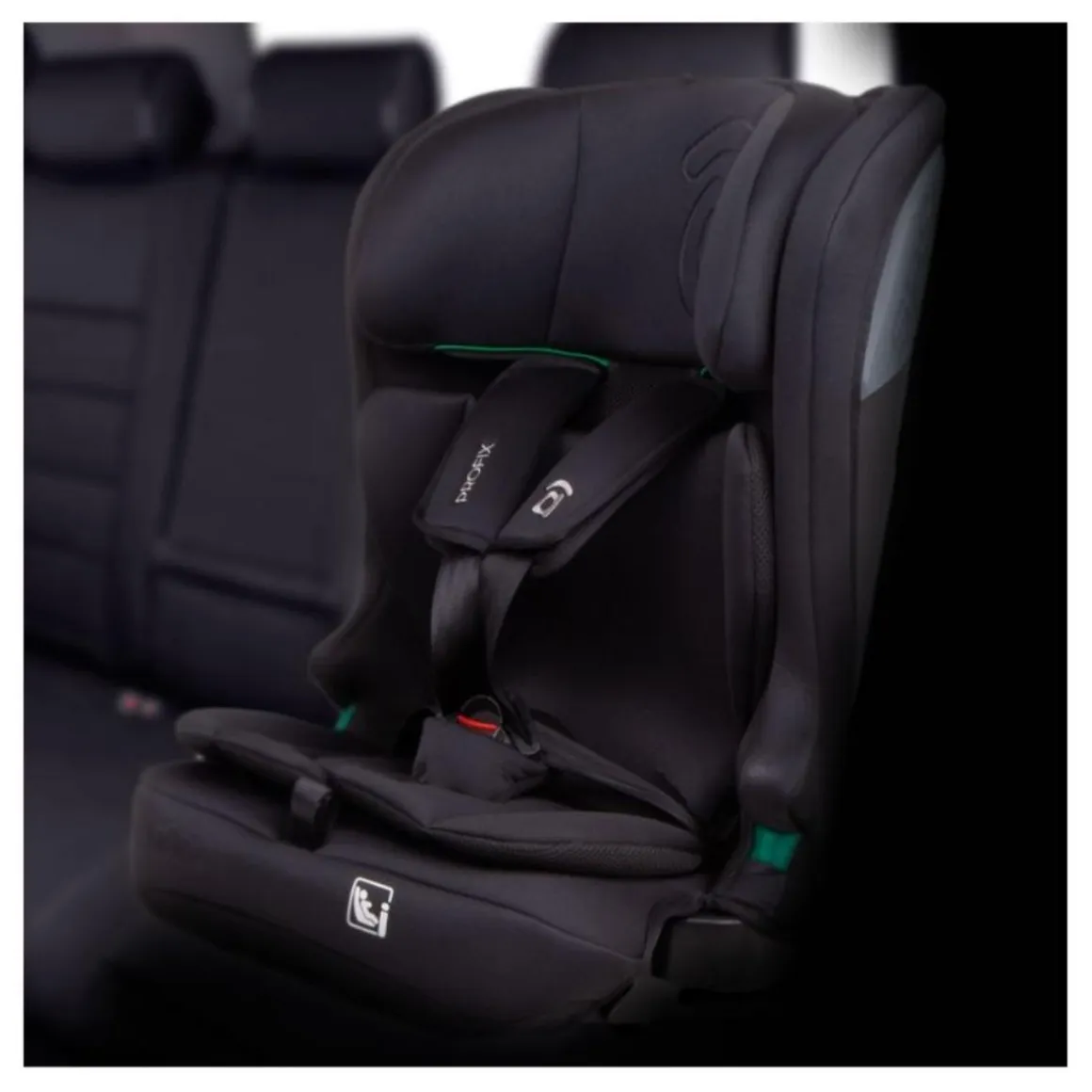 Asalvo - Silla de auto Profix Negro 76-150 cm