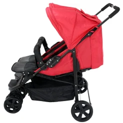 Asalvo - Silla de Paseo Gemelar Dinamic Rojo