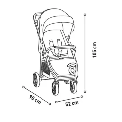 Asalvo - Silla de paseo Ness 2 hasta 22 kg