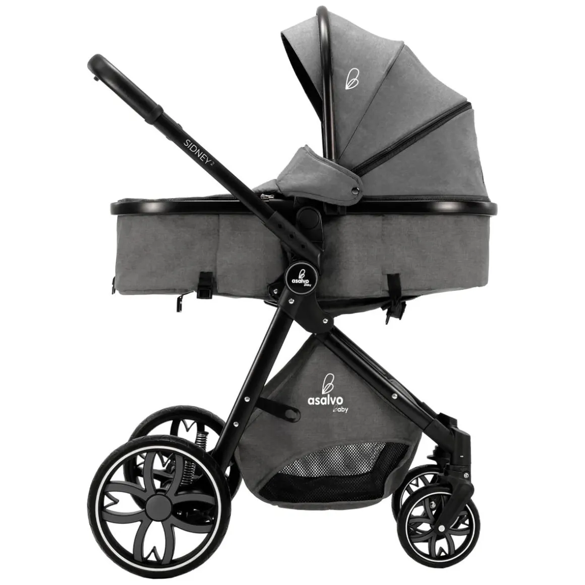 Asalvo - Trío convertible Sidney 2 Gris