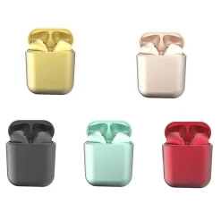 Auriculares Bluetooth INPODKLACK 12 Metalizado Amarillo