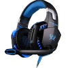 Auriculares Gaming con LED y control de volumen para consola PS4, XBOX y PC Azul