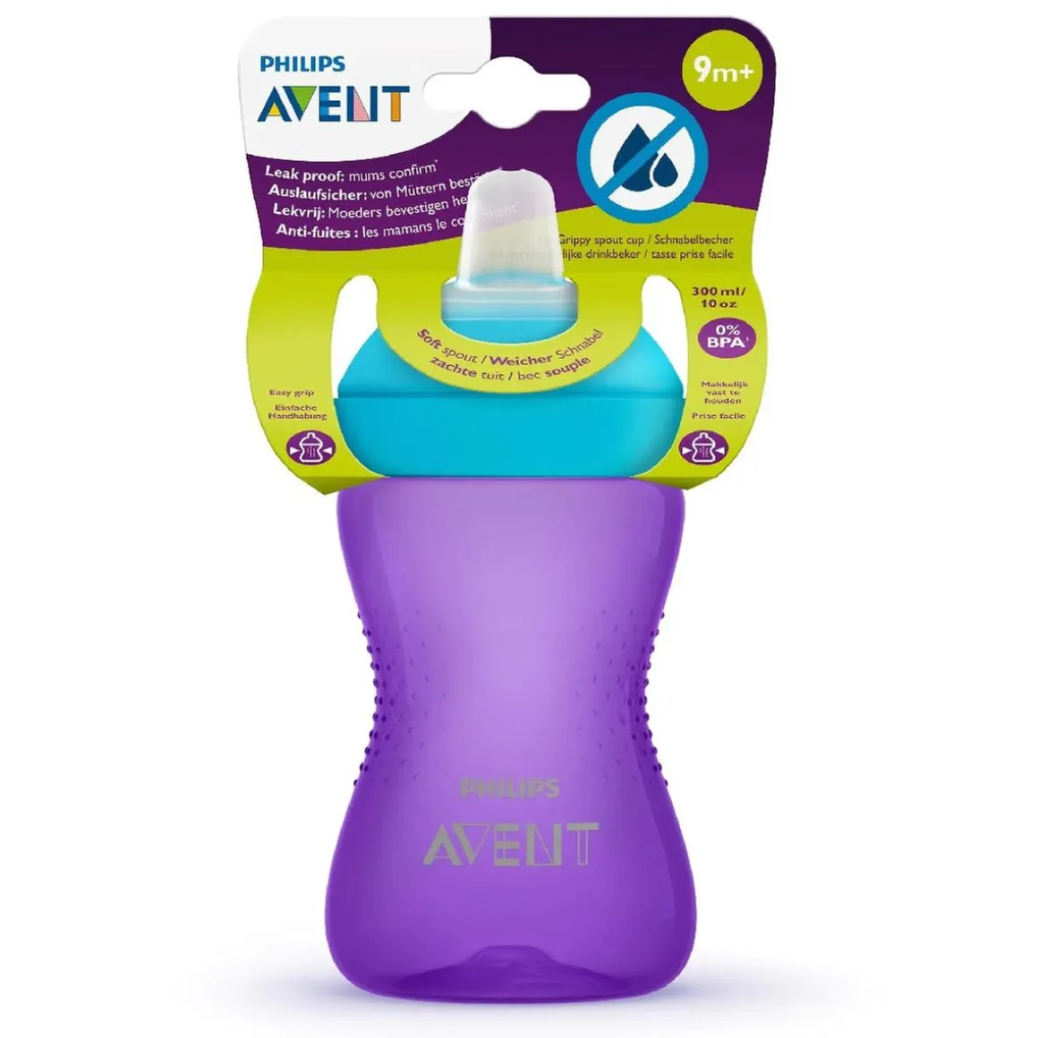 Avent - Taza my grippy boquilla blanda