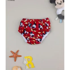 Bañador slip antifugas para niño – Mickey Mouse rojo