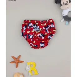Bañador slip antifugas para niño – Mickey Mouse rojo