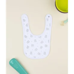 Babero de bebé con estampado de leones