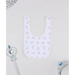 Babero infantil con estampado de unicornios