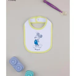 Babero Mickey de Algodón Orgánico para Niño