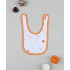 Babero naranja ositos