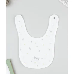 Babero niña blanco "My berry"