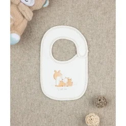 Babero niña zorritos