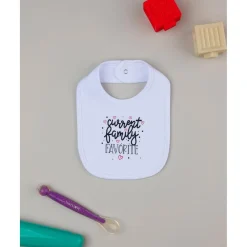 Babero Unisex Blanco "Family"