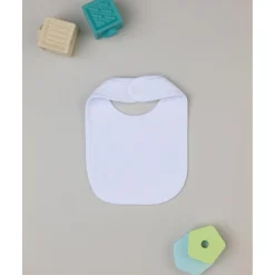 Babero Unisex Blanco "I Love"