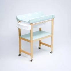 Bañera de Madera Natural Sobrebidé Safari Mint