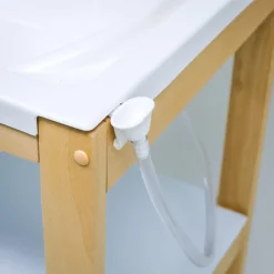 Bañera de Madera Natural Sobrebidé Safari Mint