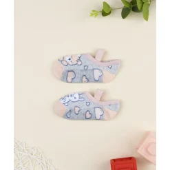 Bailarinas gris/rosa para niña