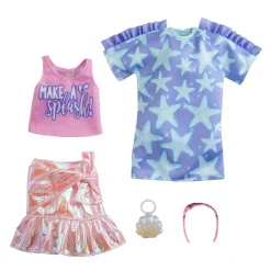 Barbie - 2 pack de vestidos y accesorios de moda (Varios modelos)