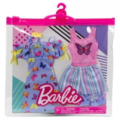 Barbie - 2 pack de vestidos y accesorios de moda (Varios modelos)