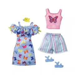 Barbie - 2 pack de vestidos y accesorios de moda (Varios modelos)