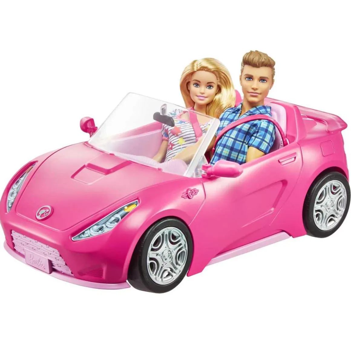 Barbie - Barbie y Ken con vehículo y armario