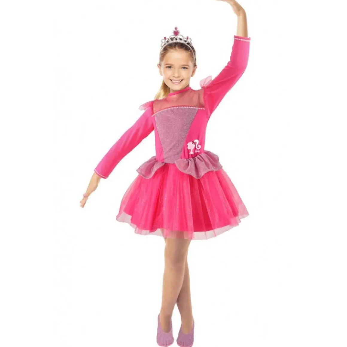Barbie - Disfraz de princesa bailarina 8-10 años (120 cm)