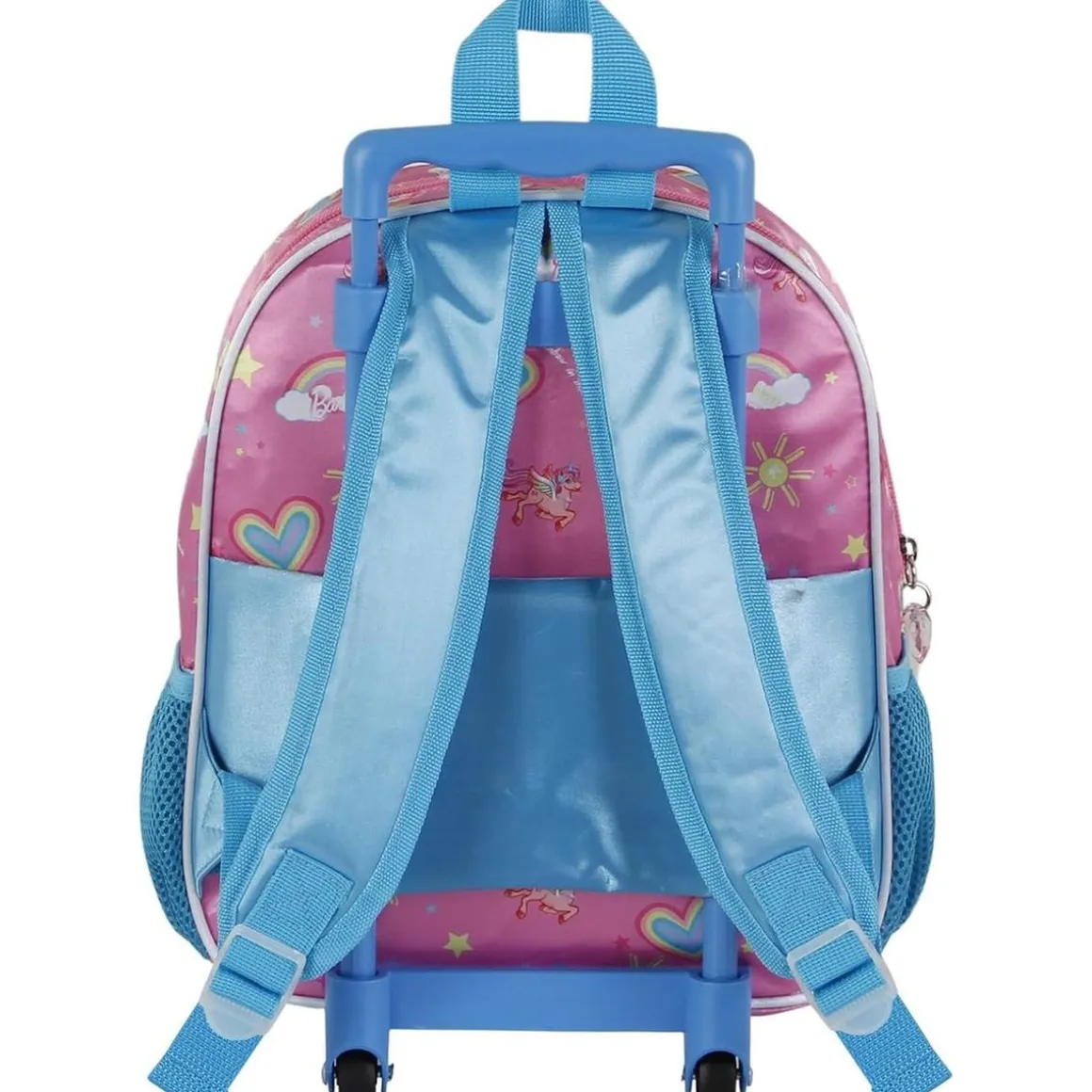 Barbie - Mochila infantil 3D con ruedas, Rosa ㅤ