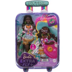 Barbie - Muñeca articulada con conjunto de moda y accesorios de viaje ㅤ