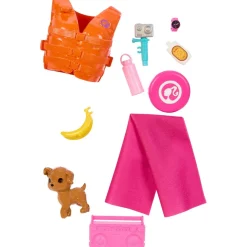 Barbie - Muñeca Barbie con tabla de surf y accesorios ㅤ