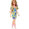 Barbie - Muñeca Barbie Fashionista con vestido de flores y accesorios de moda ㅤ