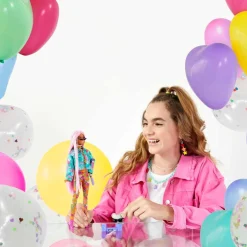 Barbie - Muñeca Extra - Trenzas rosas